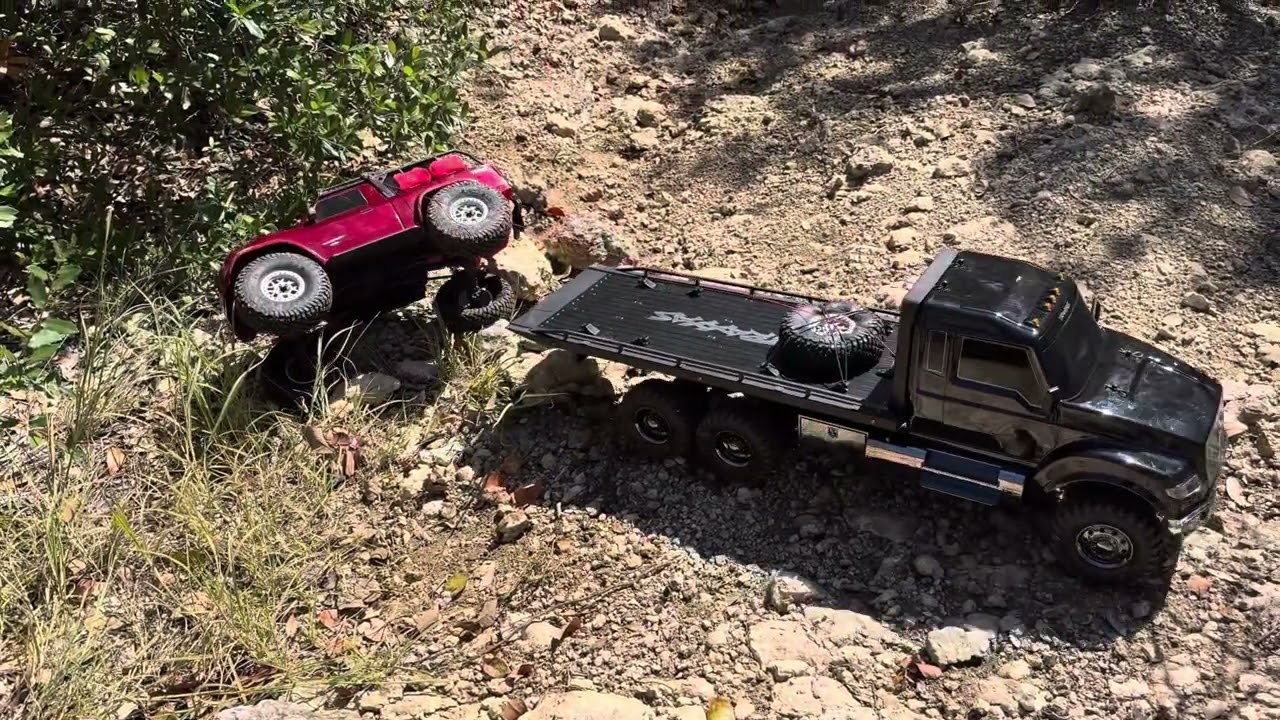 Traxxas TRX6 Hauler through some trails! How will it do?!