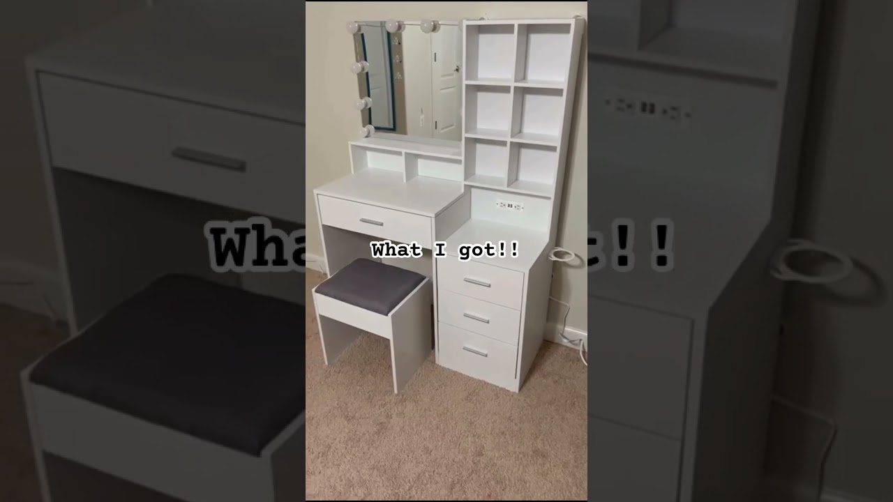 What I bought VS What I got!! #secretagentyeji #youtubeshorts #youtube #amazon #vanity #itgirl