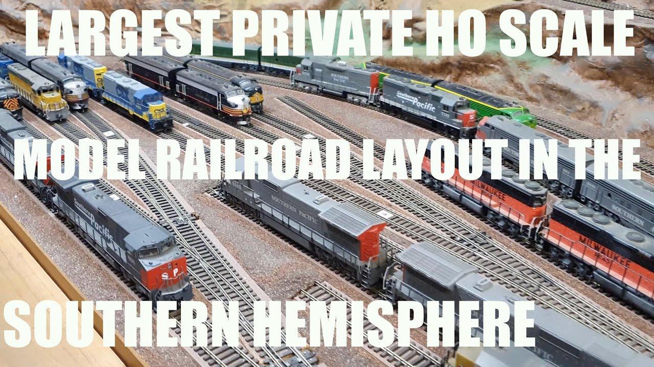 LARGEST private HO Scale model train layout in the Southern Hemisphere