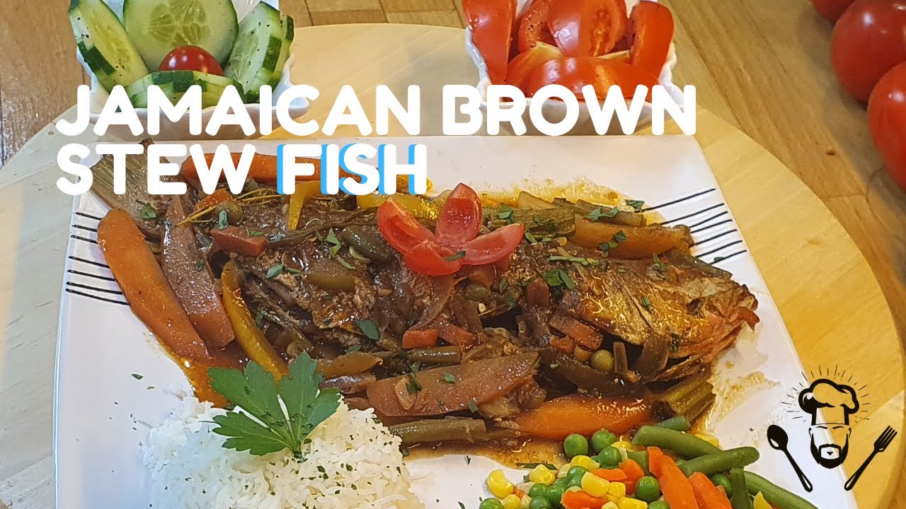 How to make  Brown Stew Fish jamaican style|| Chef Garnet style