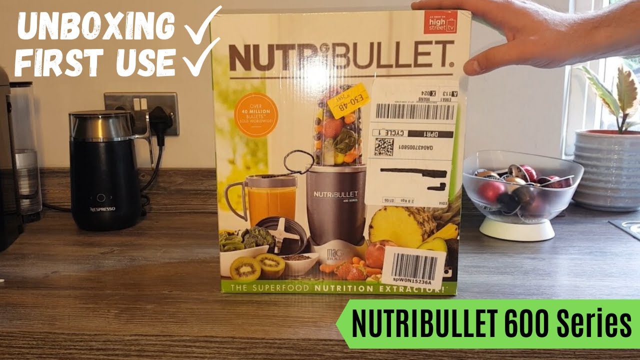 NutriBullet 600 Series UNBOXING & First Use | Juicer, blender, smoothie maker, extractor or all 4?