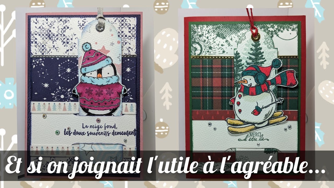 💝Tuto - Carte et son marque-page, pour le plaisir d'offrir... 💝 @4enScrap