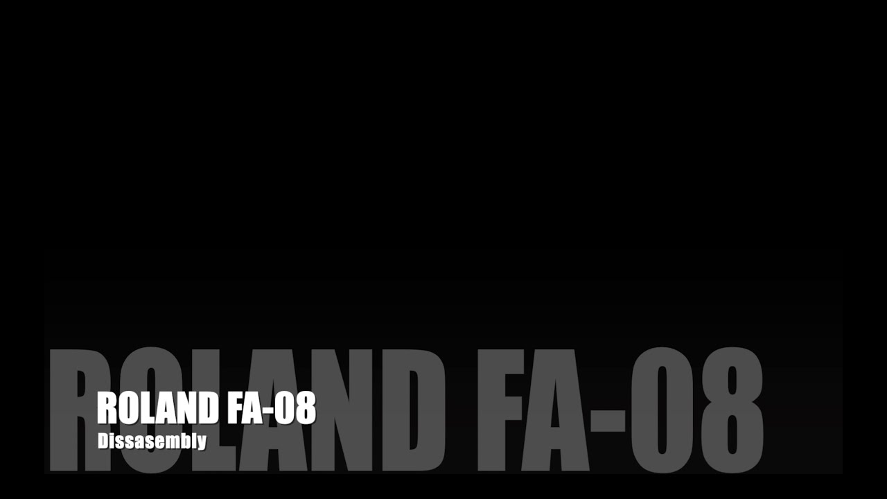 Roland FA08 Disassembly