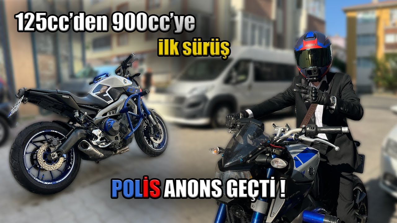 MEZUNİYETE EGZOZLU MT-09'LA GİTMEK / 4K / İLK DEFA MT-09 SÜRDÜM !