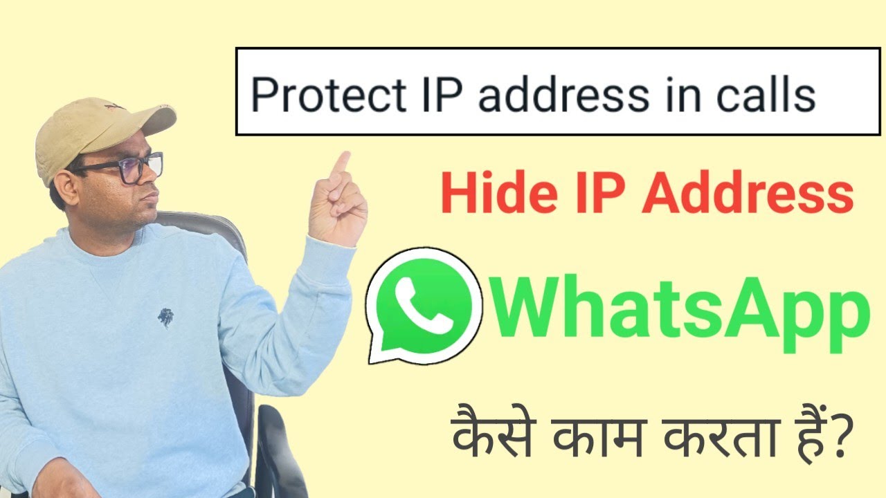 How to protected IP address in calls in WhatsApp | how to work