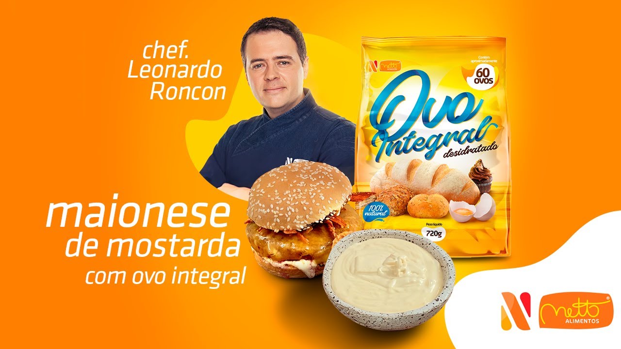 Maionese de Mostarda com Ovo Desidratado - Netto Alimentos