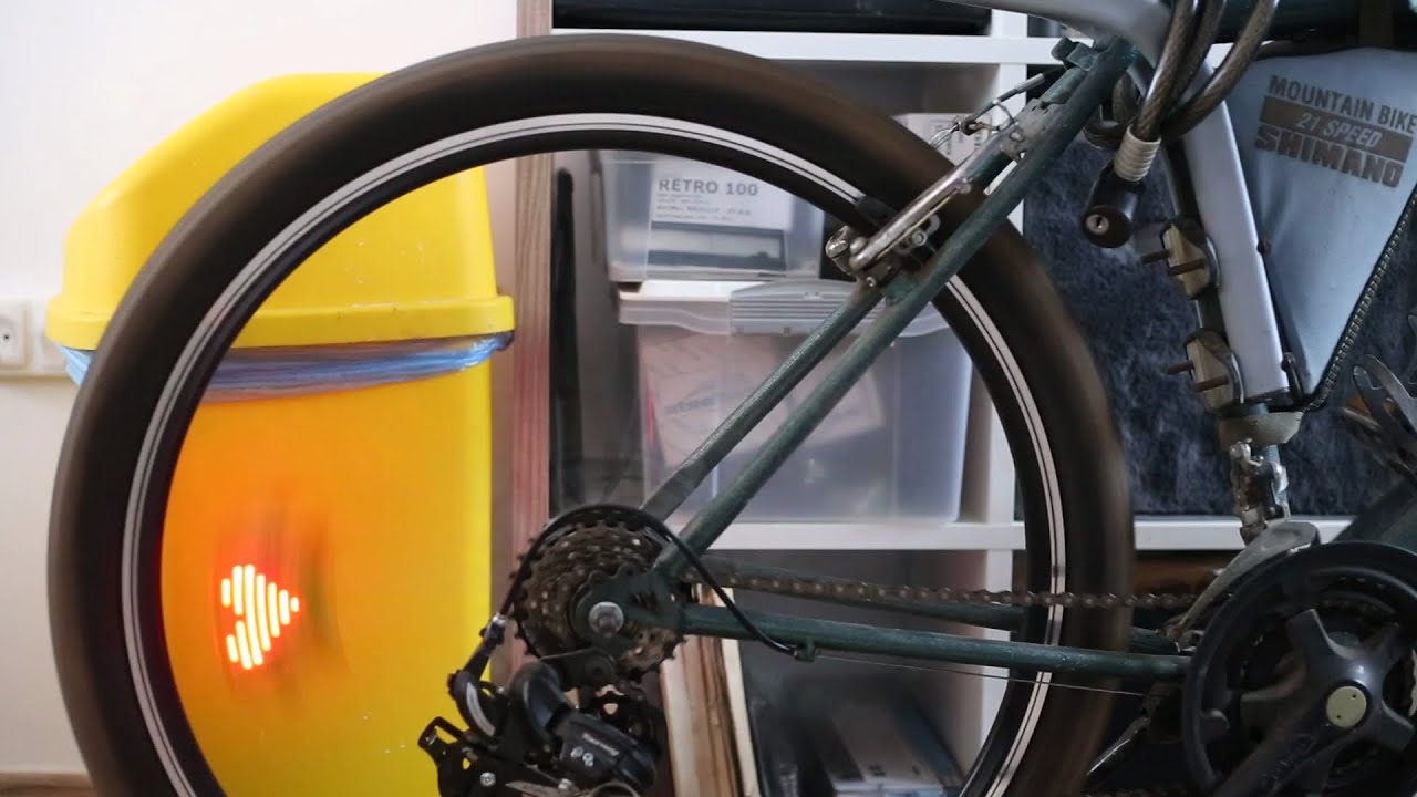 Leadbike shape generating LED lights for your bike wheels
