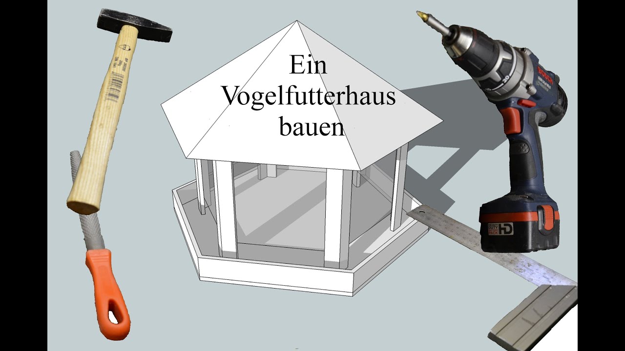 Ein Vogelfutterhaus bauen
