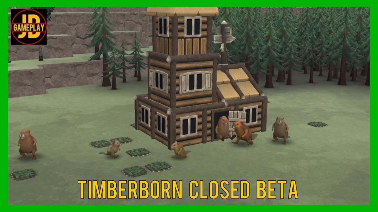 Timberborn Closed Beta  -1440p - Part 1 - First look