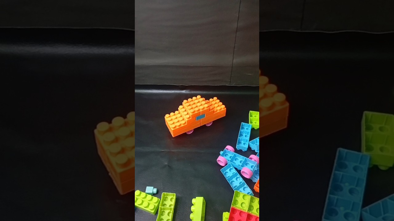 Satisfying DIY Blocks Private Car | Lego Building Blocks Videos | #buildingblockstoys #shorts