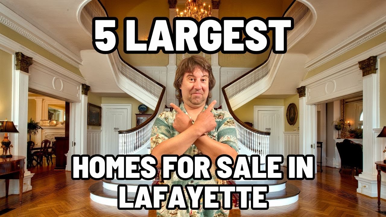 5 Largest Houses For Sale In Lafayette & West Lafayette Indiana