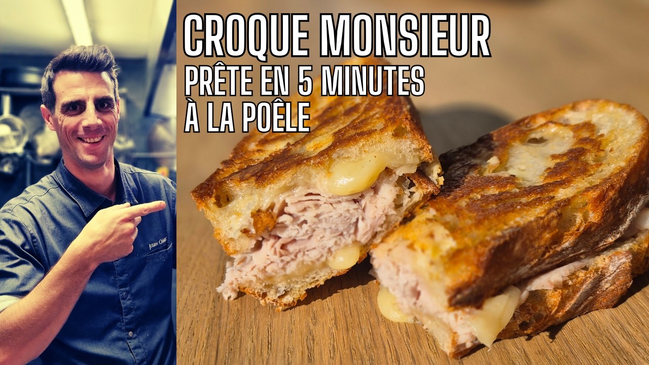 Le Meilleur Croque Monsieur Maison en 5 Minutes 🔥