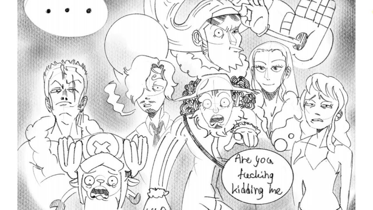 One piece comic dub | Artist: @radish_eater #onepiece #lawlu