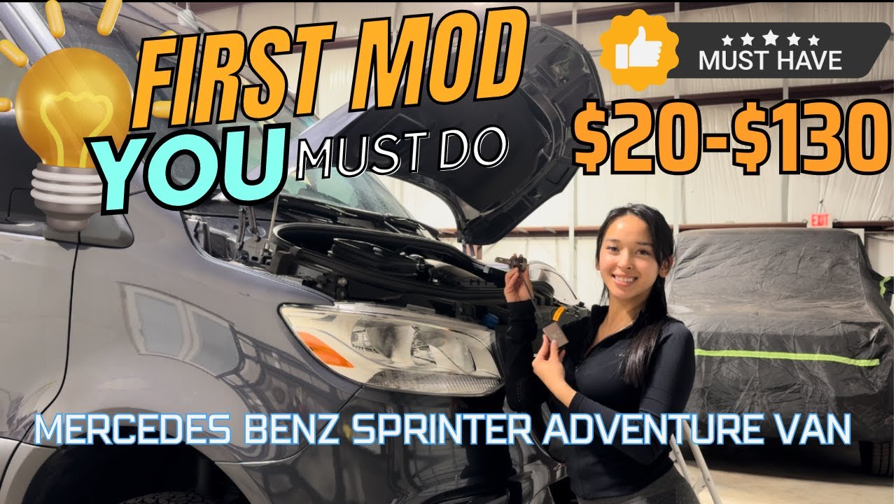 Мы потратили 130 долларов на новые светодиодные фары для нашего кемпера Mercedes Benz Sprinter 🚐 ...