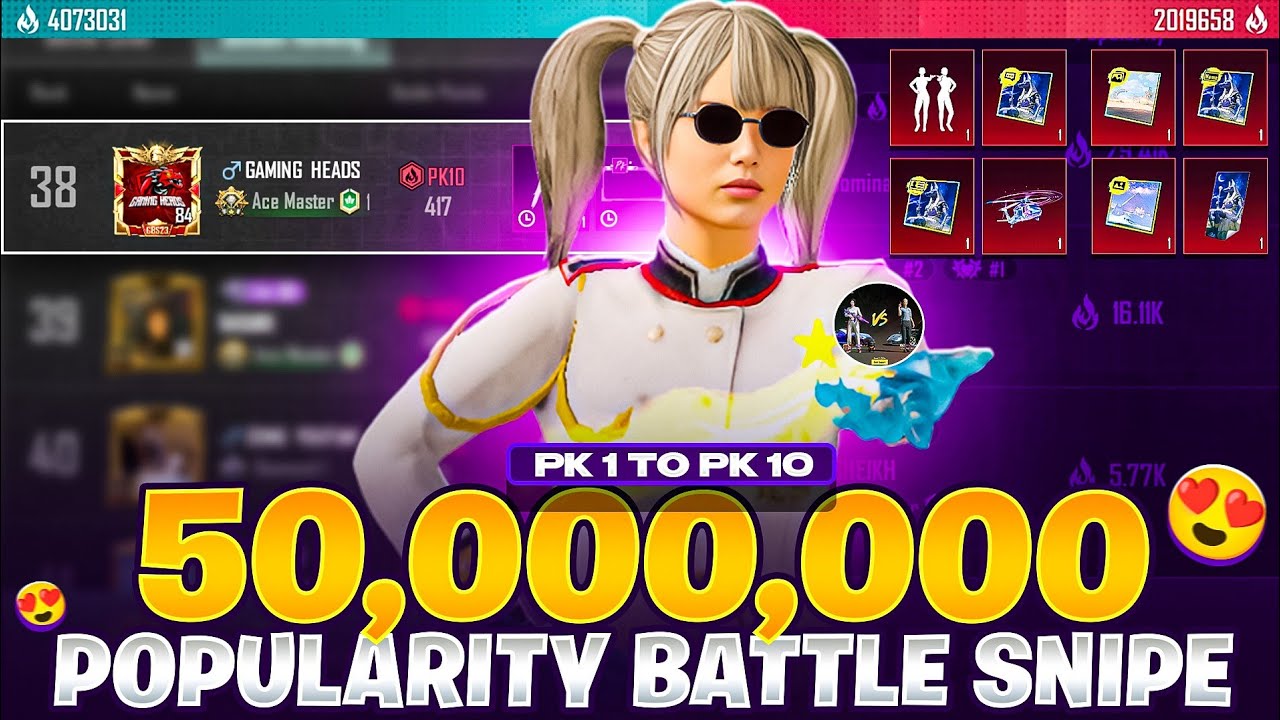 PK1 TO PK10 POPULARITY BATTLE JOURNEY | POPULARITY BATTLE EXPERT GUIDE | GAMING HEADS