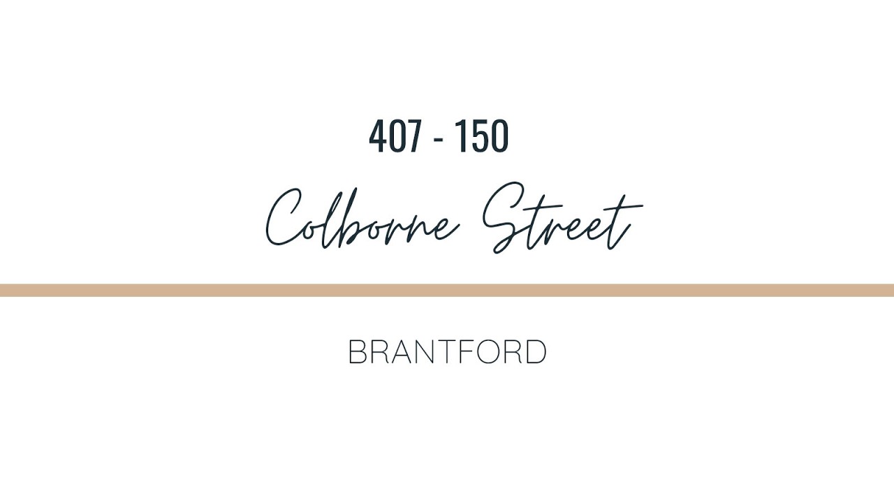 Condominium For Sale: 407-150 Colborne Street, Brantford