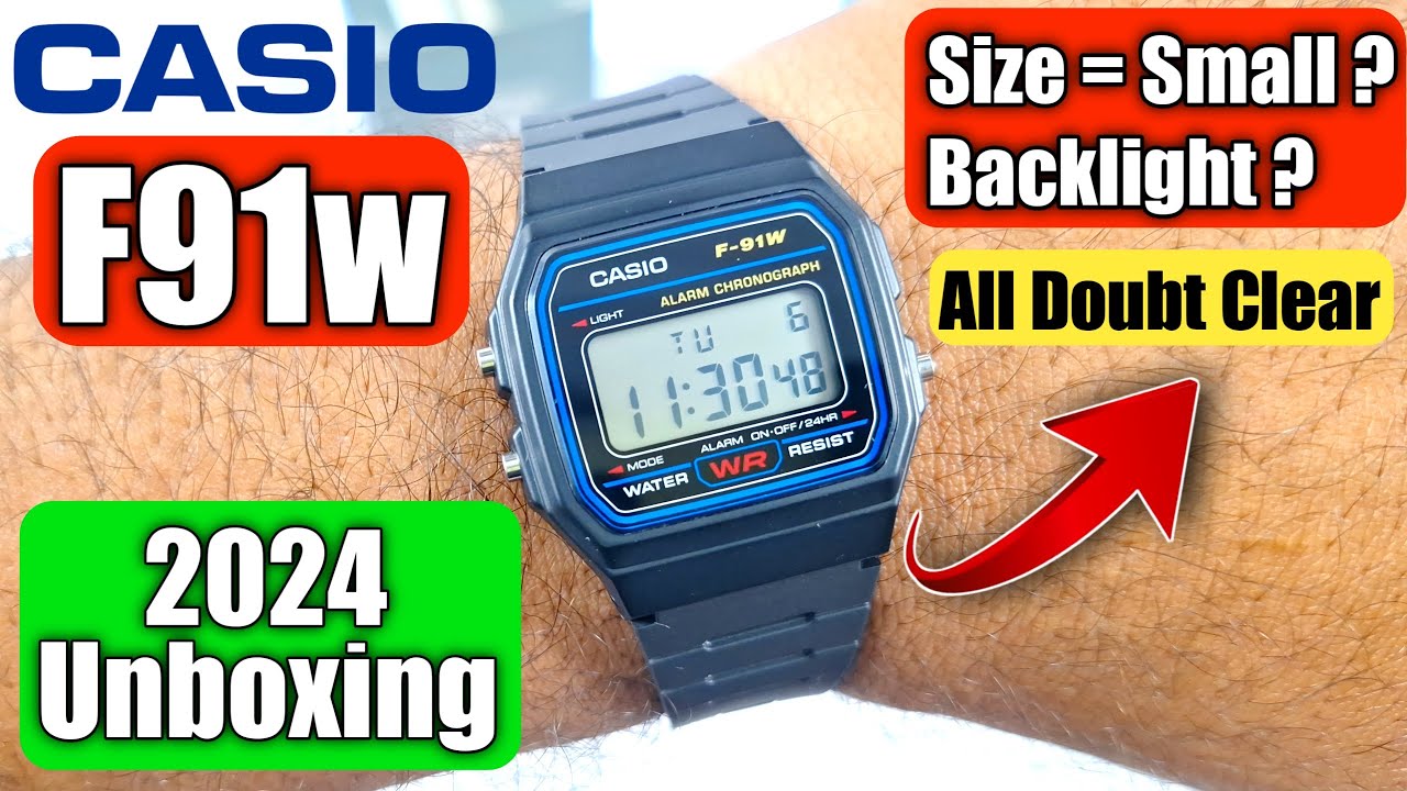 Casio f91w unboxing & Review | Casio f91w In 2024 🔥