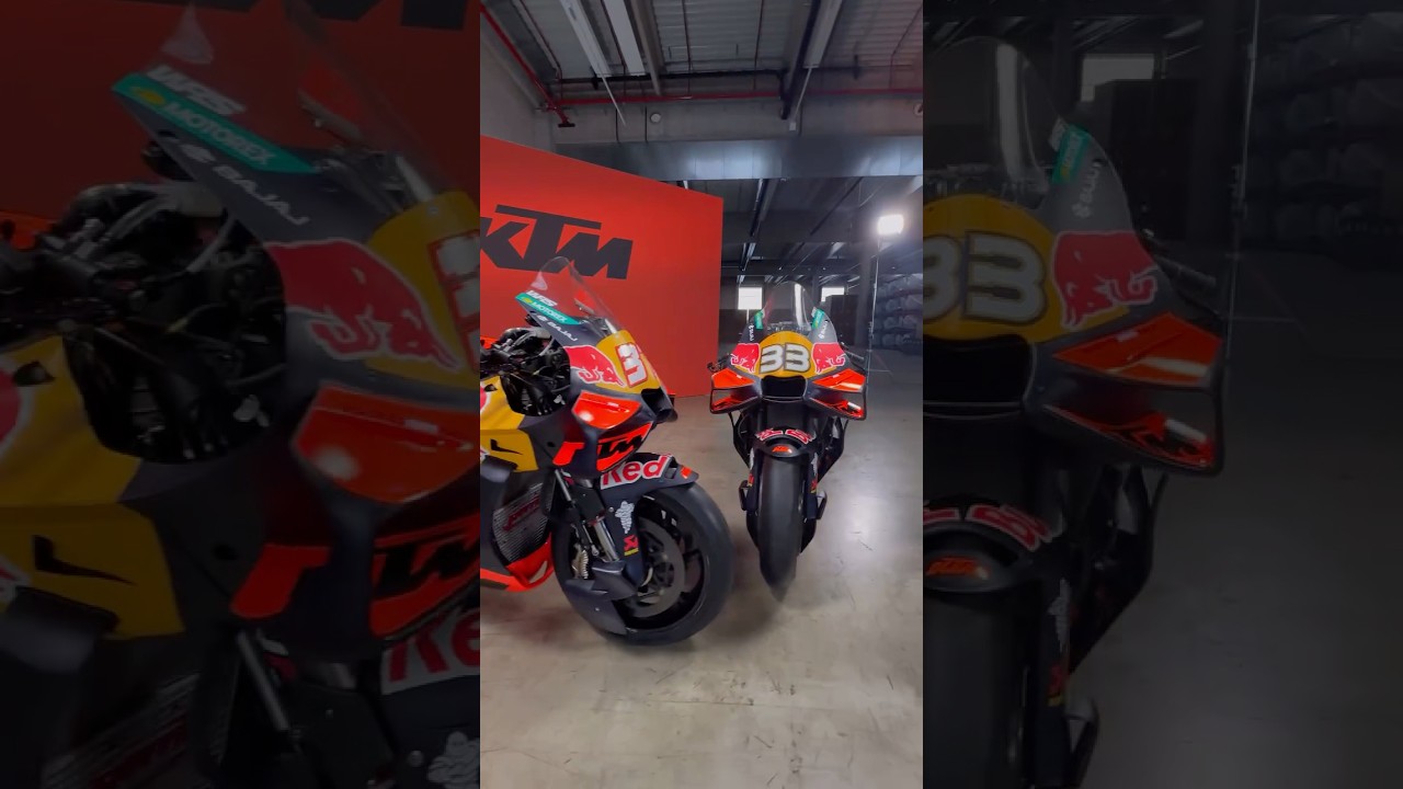 Red Bull KTM Factory Racing MotoGP™ 2026 bikes, equipped with WP APEX PRO 👀 