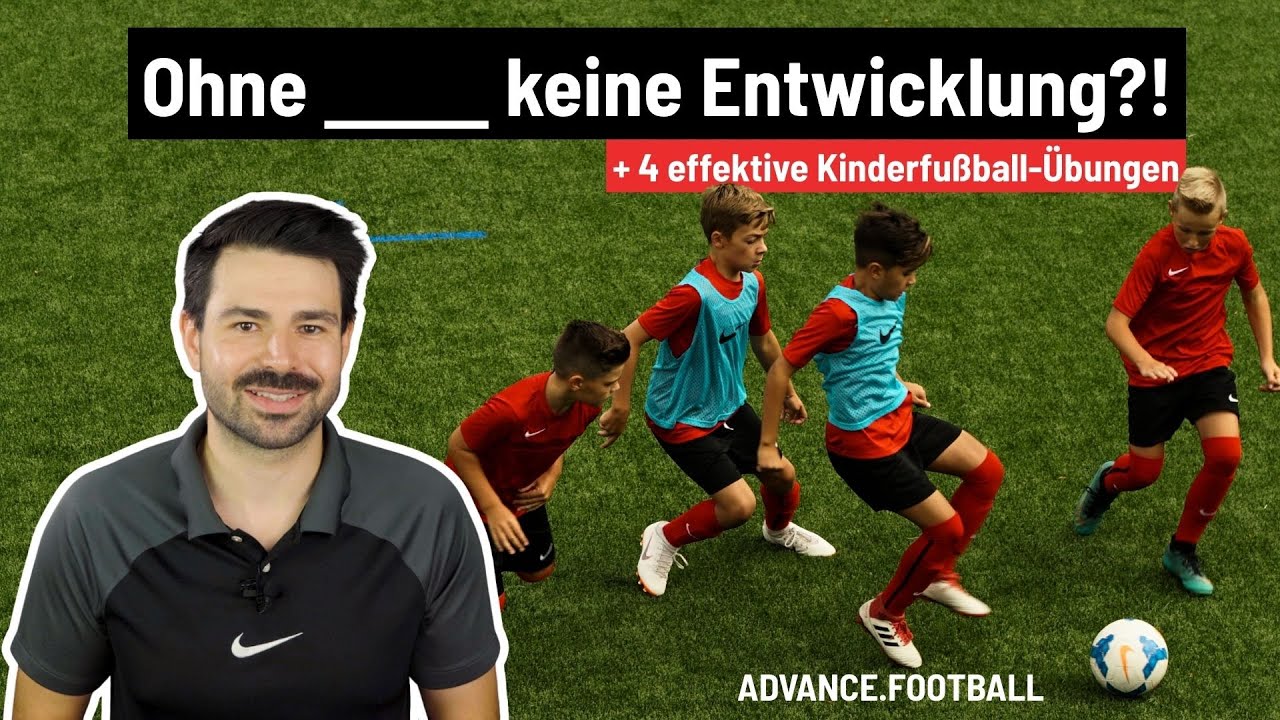 Pressing = Entwicklungsbeschleuniger | Trainingseinheit für's Jugendfußballtraining (+4 Übungen)
