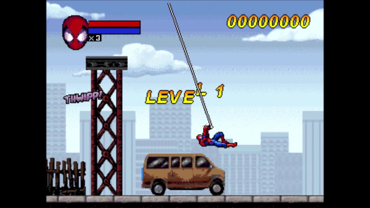 Streets of the city 1 (Rhino) - Spider-Man Plug & Play Jakks Pacific Walkthrough