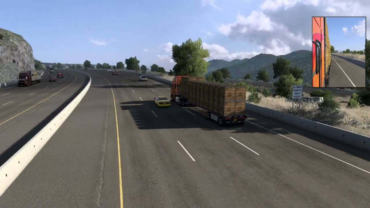 American Truck Simulator Transportando Paquetes de Almendras (36.501 lb) 