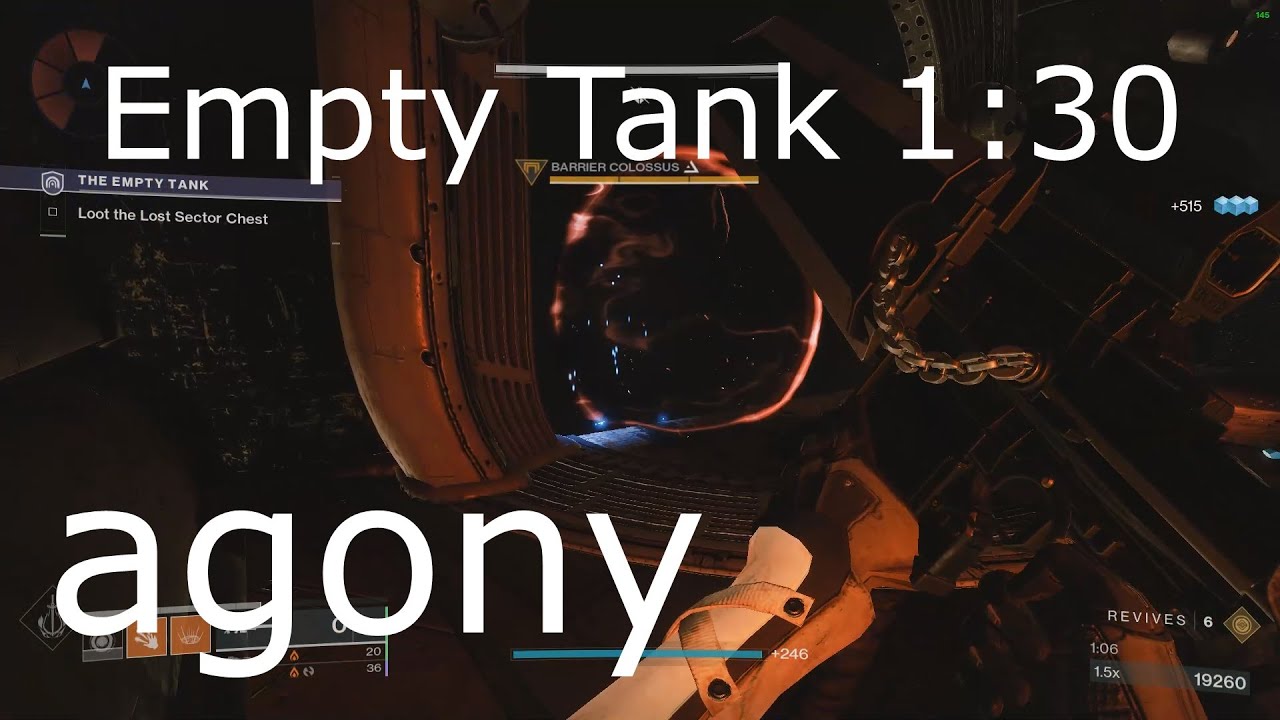 Legend Empty Tank Speedrun - 1:30 (Warlock)