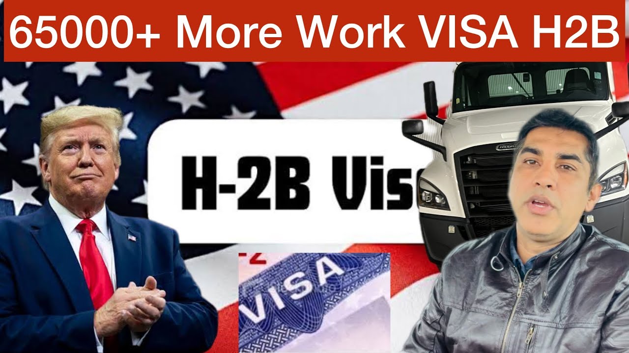 Work VISA USA 🇺🇸 for Truck Drivers H2B / 65K More Work VISA approved #h2b #visa #usa