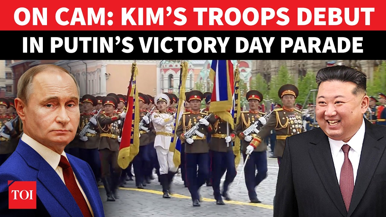 North Korean Soldiers SHOW OFF Silver Rifles in Historic Debut at Moscow's Victory Day Parade |Watch