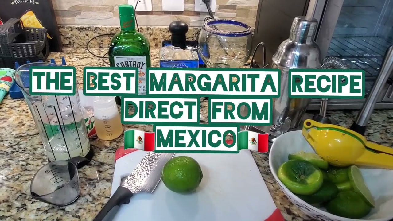 The Best Authentic Mexican Classic Lime limon Margarita Recipe Receta