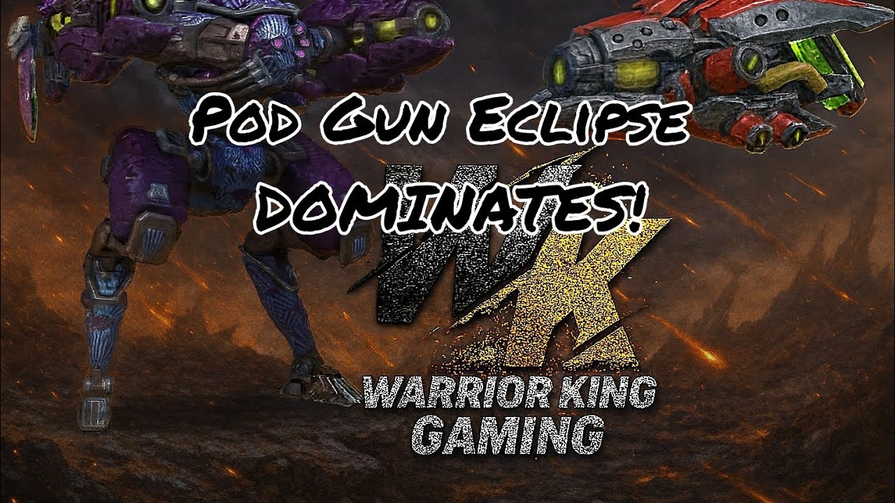 Tactical Overkill With Pod Gun Eclipse! Mech Arena Gameplay