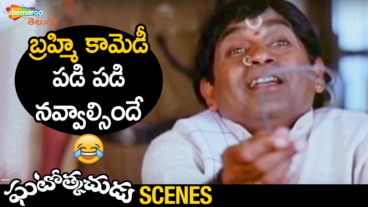 Brahmi Hilarious Comedy Scene | Ghatothkachudu Telugu Movie | Ali | Roja | Shemaroo Telugu