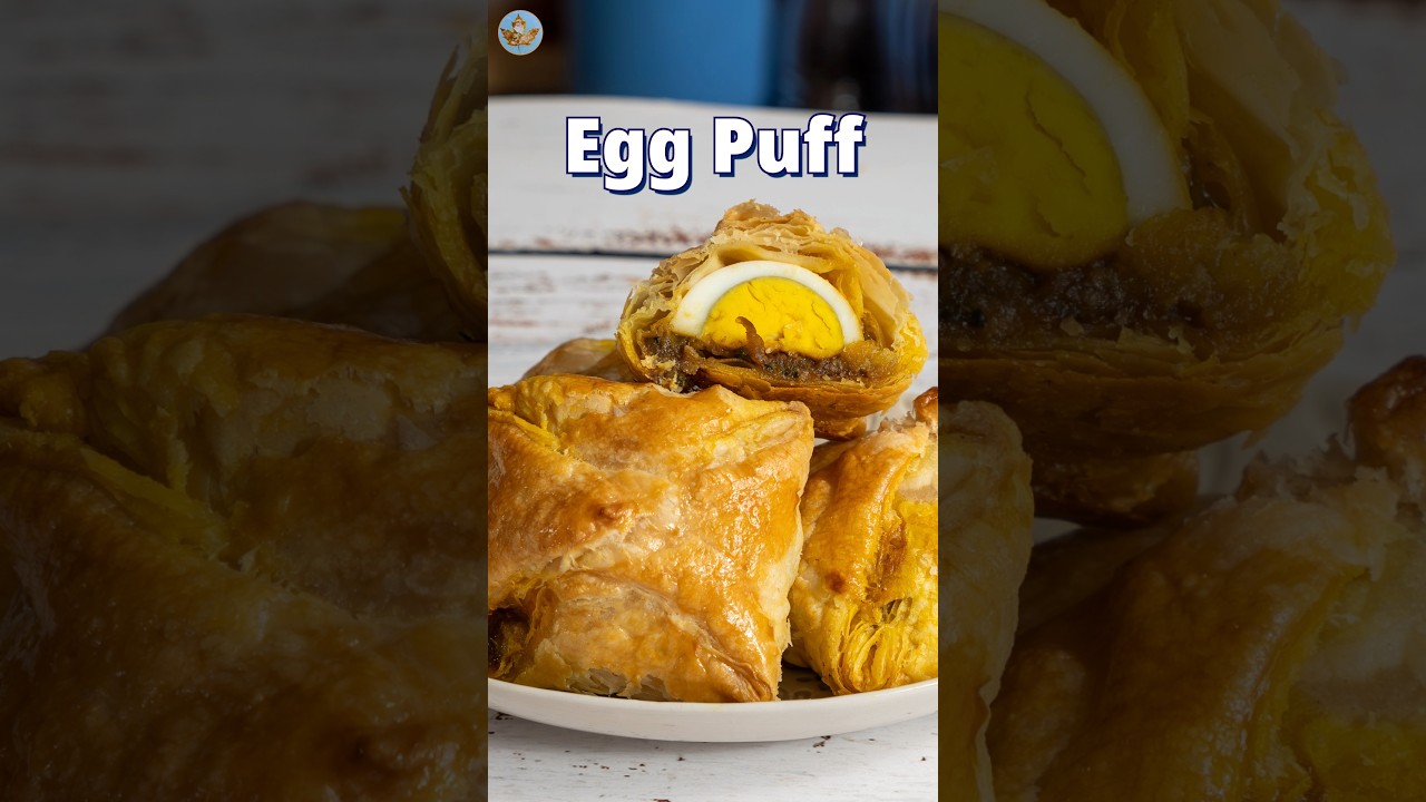 Egg Puff &ndash; Crispy & Tasty Snack! 🥚✨