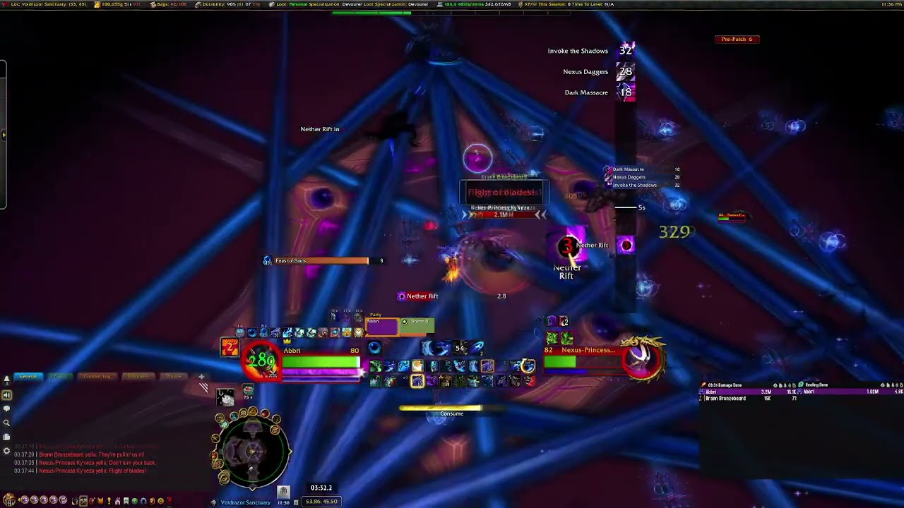 Ky'veza ?? Post Prepatch ll Devourer DH 141 ilvl