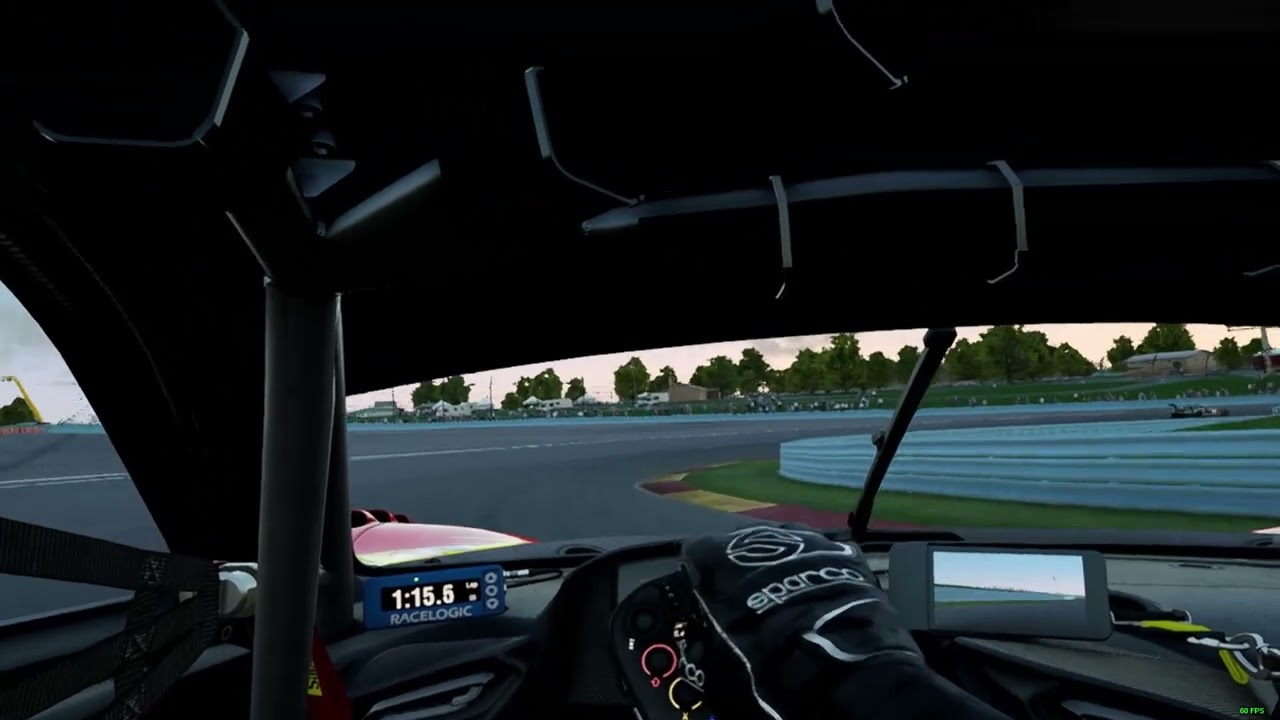 VR! Ferrari 296 GT3 at Watkins Glen in Assetto Corsa Competizione