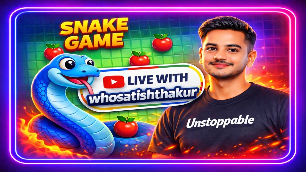 Snake Game Live Hindi 🐍 | High Score Todne Ka Challenge! #games #livegame #livestreaming