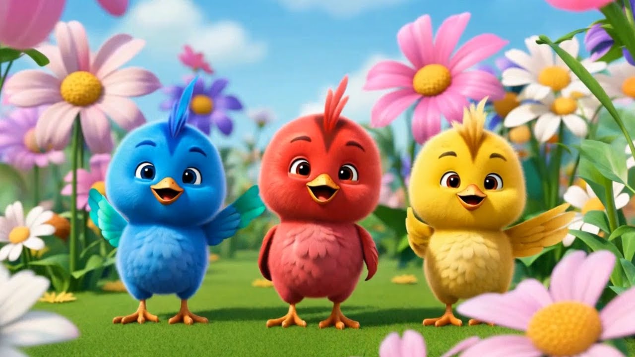 🐥🌈 Rainbow Chicky Parade! | Colorful Chick Song for Kids 🎵✨
