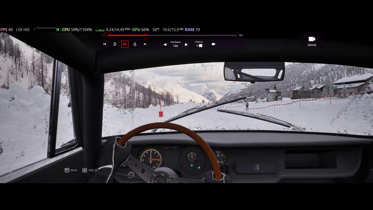 【ASSETTO CORSA RALLY】ALFAROMEOGTA1300　SNOW TEST