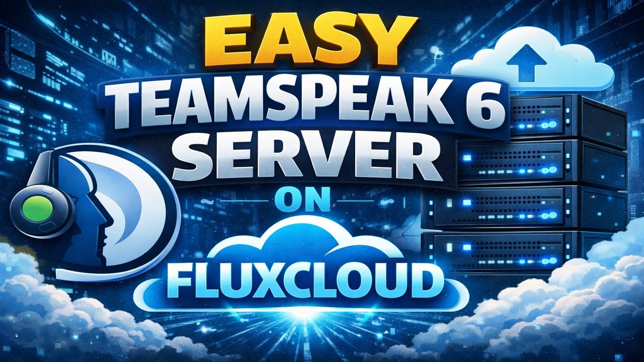 TeamSpeak 6 Server Setup Guide Using FluxCloud