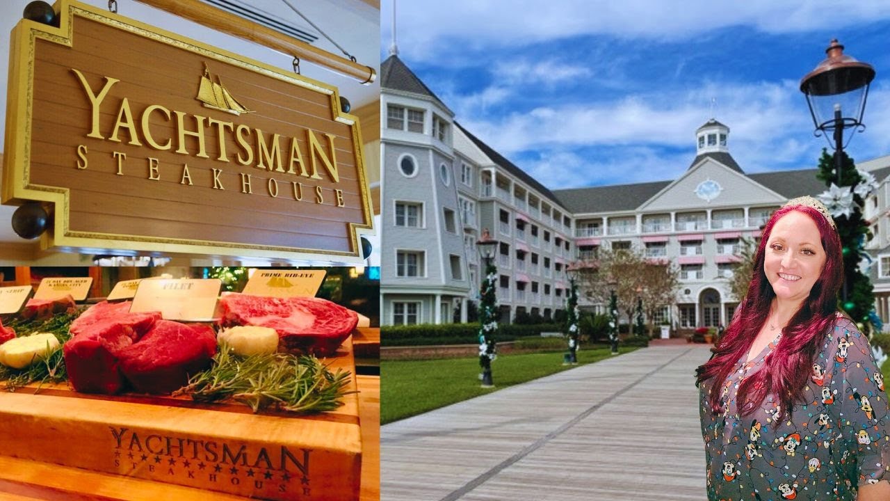 Yachtsman Steakhouse Review At Disney's Yacht Club Resort | Disney Vlog | Walt Disney World Video