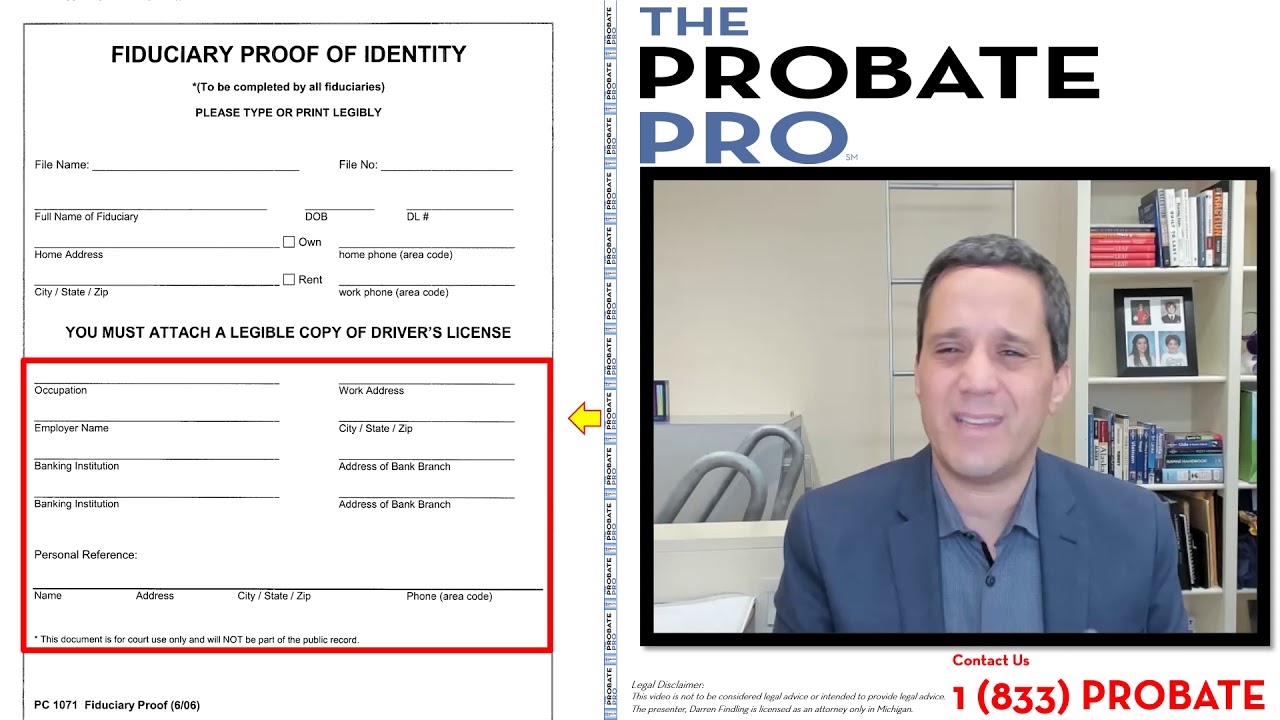 Fiduciary Proof of Identity @TheProbatePro