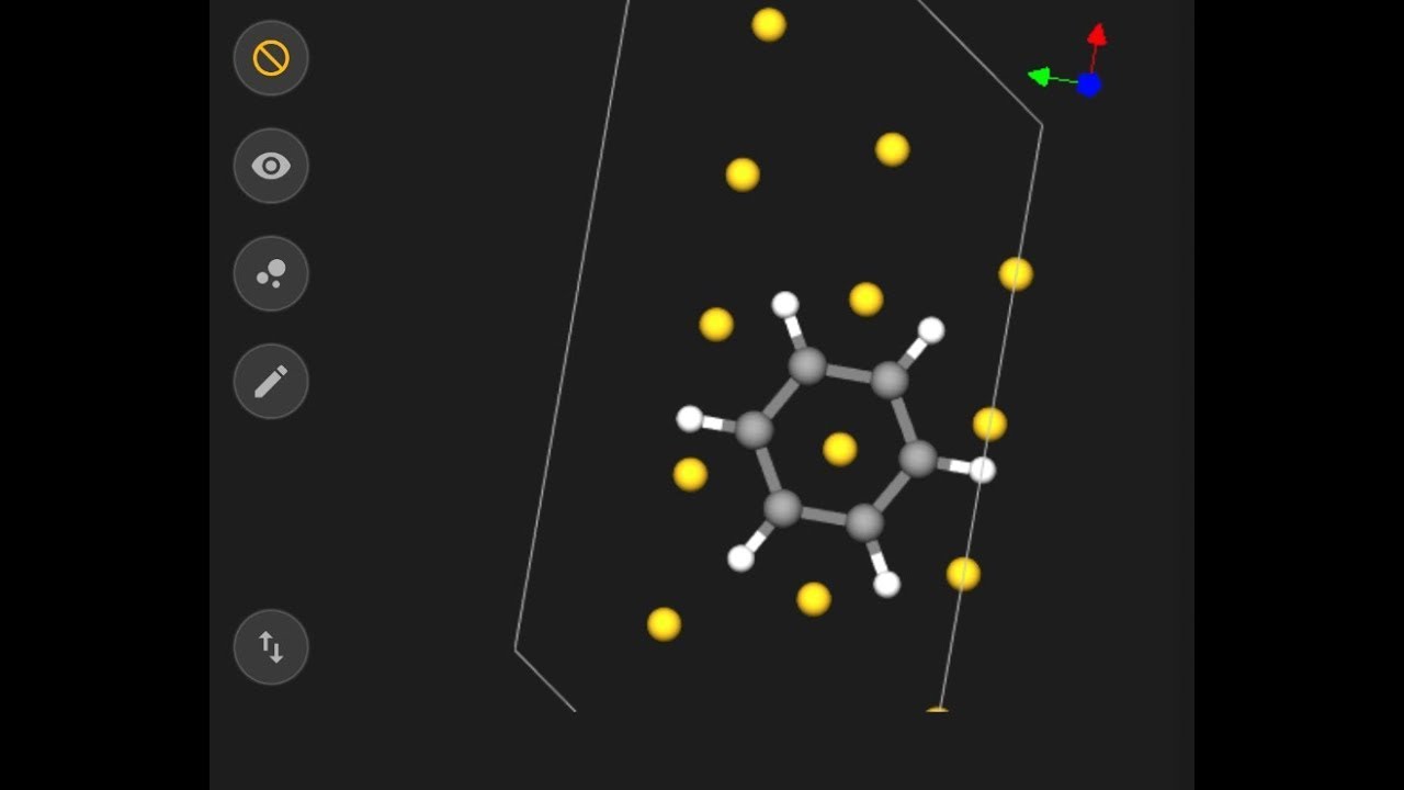 Exabyte.io Tutorial: Create Molecule on a Surface
