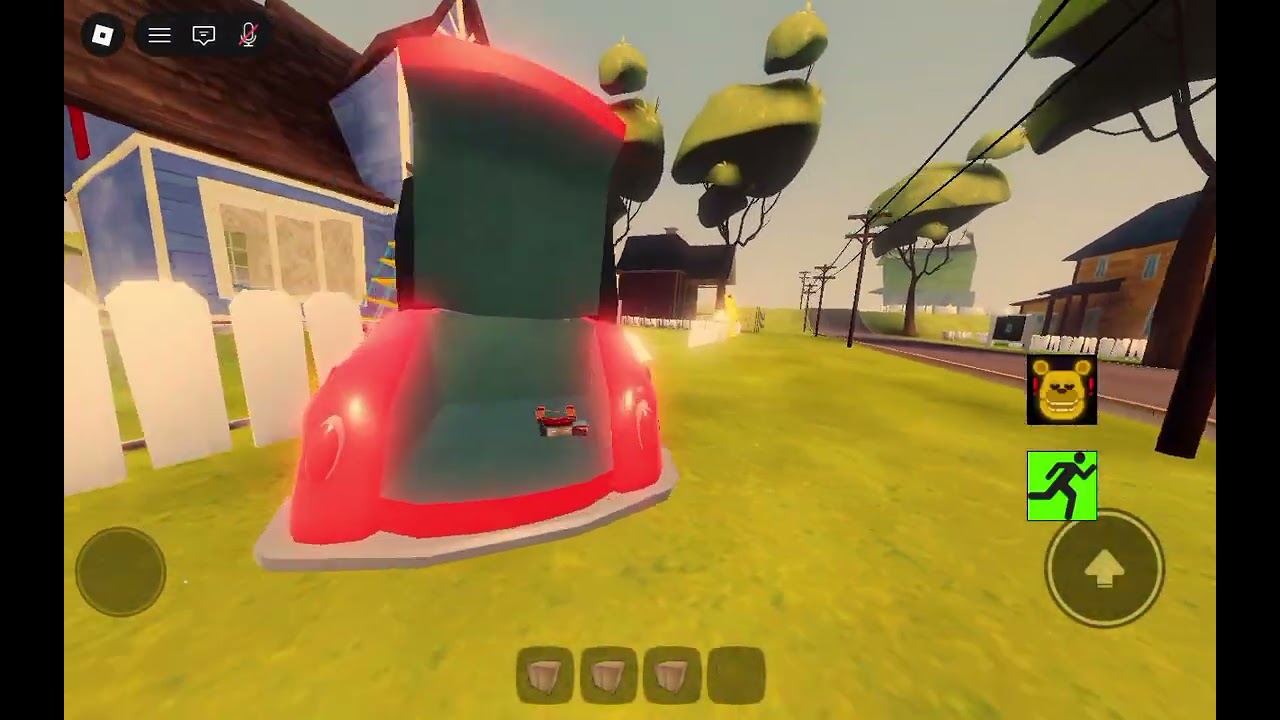 playing (run from fast fredbear) on ROBLOX 