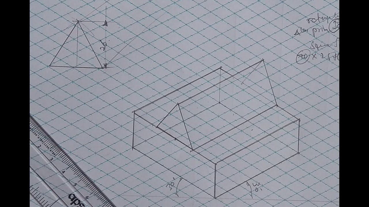 Prob ISO 44 A Triangular prism over a square slab