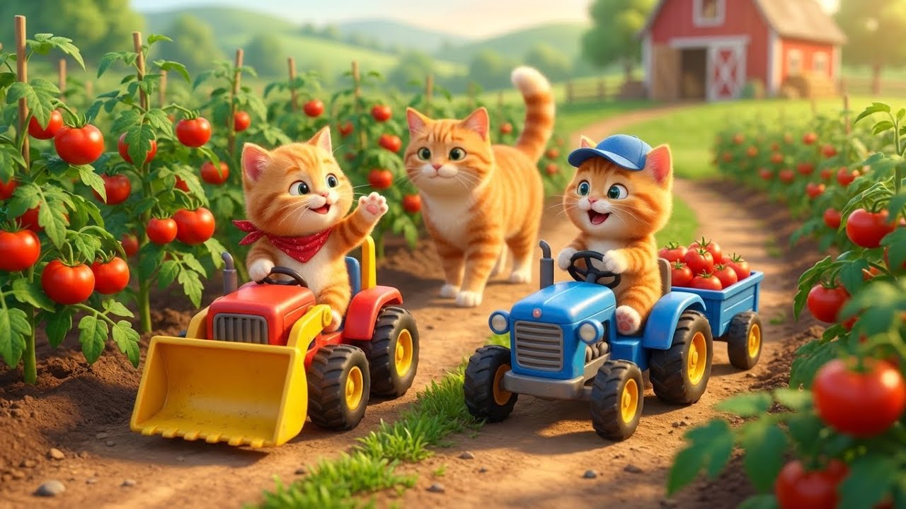 Mama Cat Trims Fur on the Farm and Makes Tiger Hat For Kittens At Home🐾🎩🐯 #contenthunt