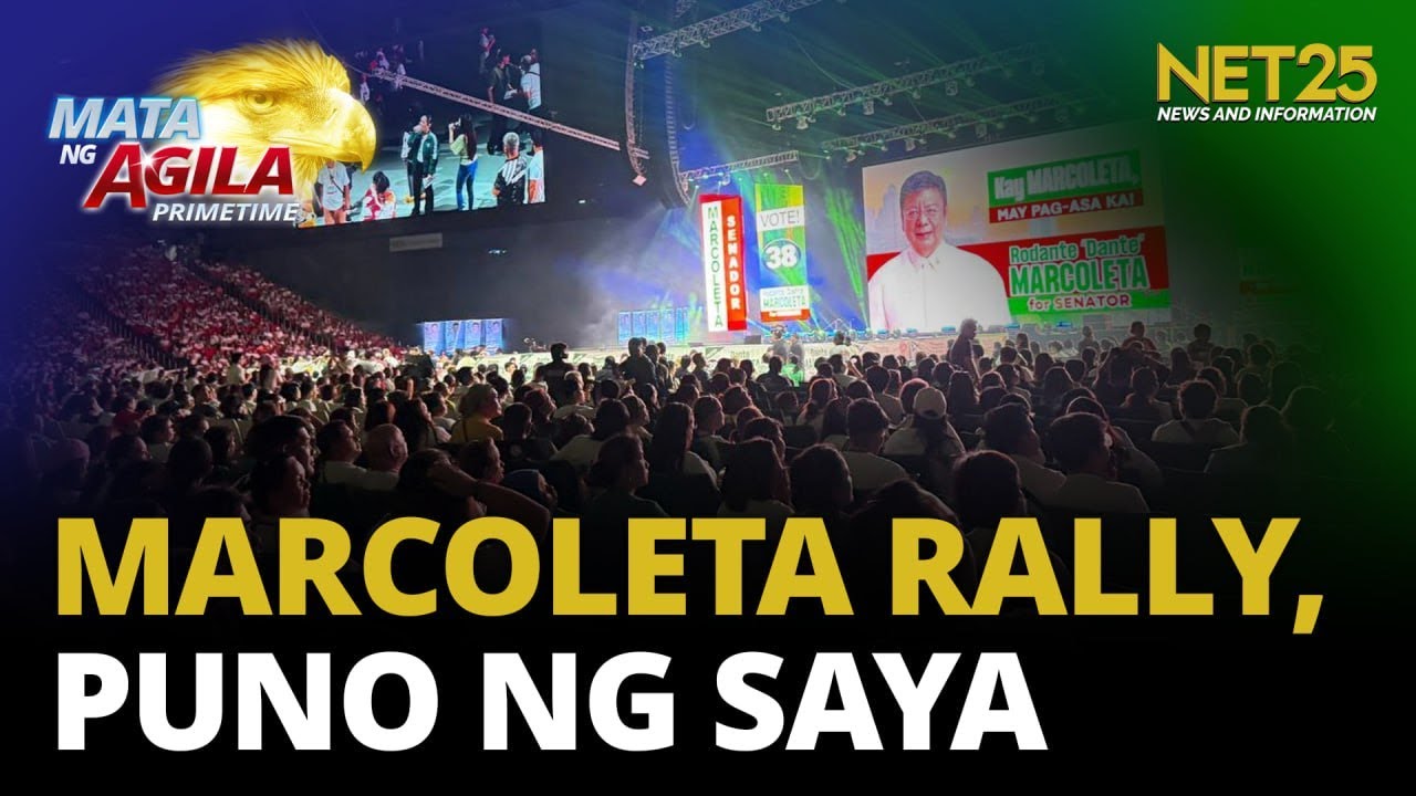 Campaign rally ng Team Dante Marcoleta sa PH Arena, organisado at masaya