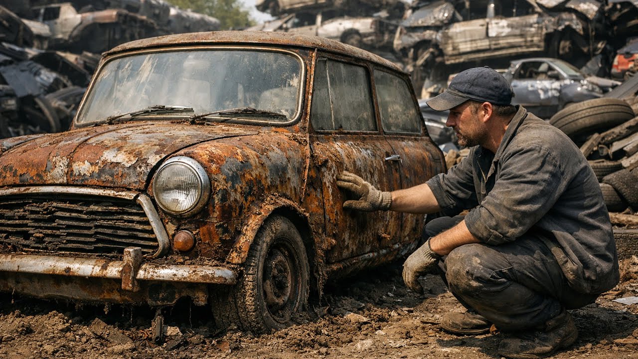 ASMR Car Restoration | Full Revival of a British Leyland Mini 1000 from Total Ruin to Brand New