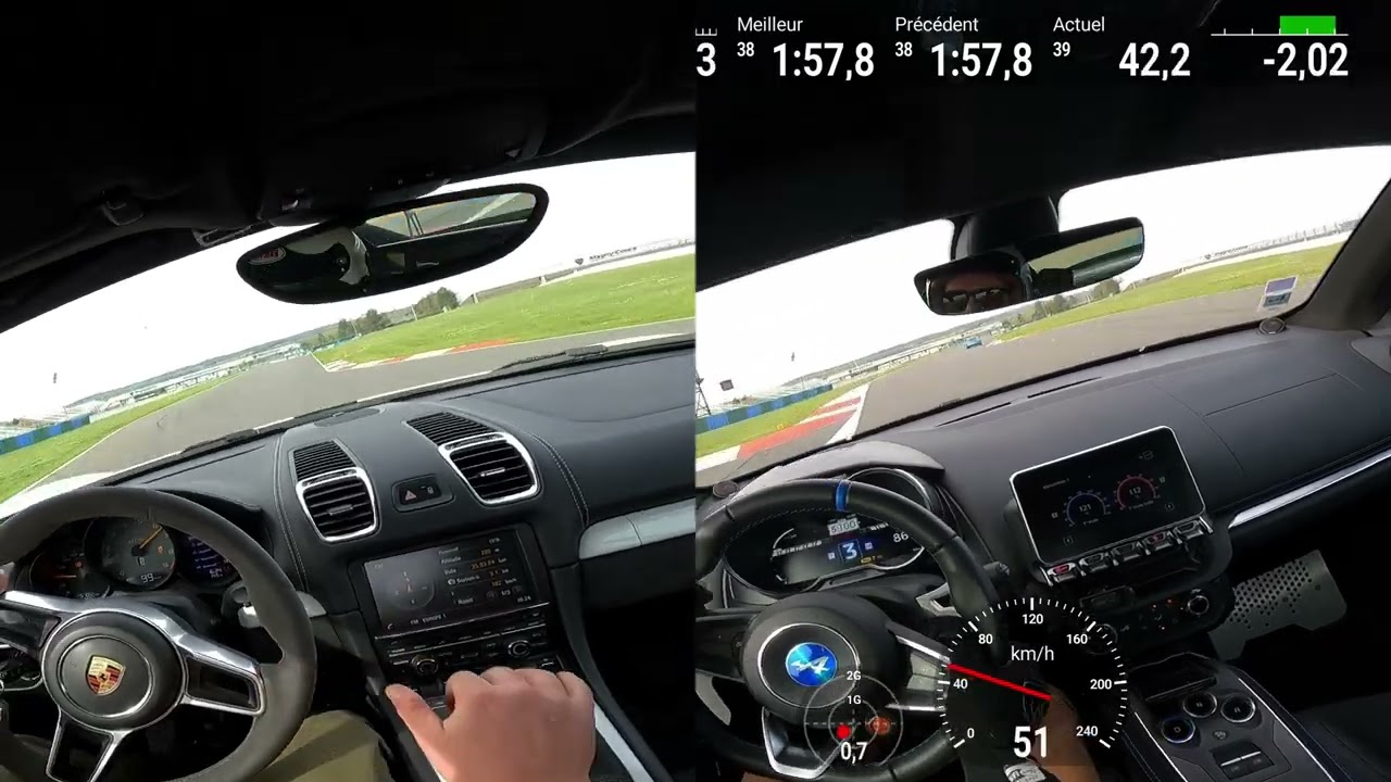 GT4 981 vs A110 hotlap comparaison