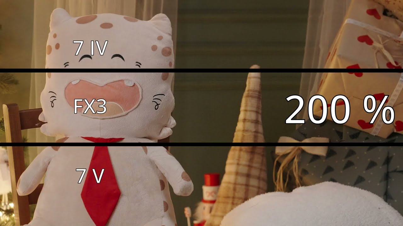 Sony A7V  VS Sony 7IV VS Sony FX3 test High ISO 12.800