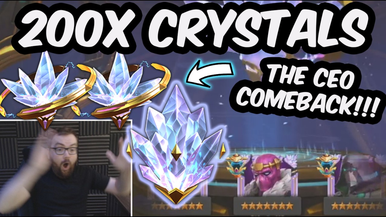 200x 7 Star Empowered Crystal Opening ASCENDED CEO COMEBACK!!!!  - Marvel Contest of Champions