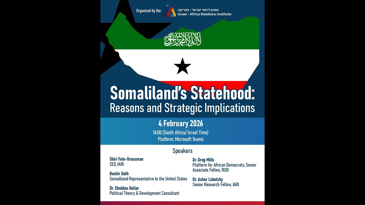 Webinar Recording: Somaliland’s Statehood — Reasons and Strategic Implications